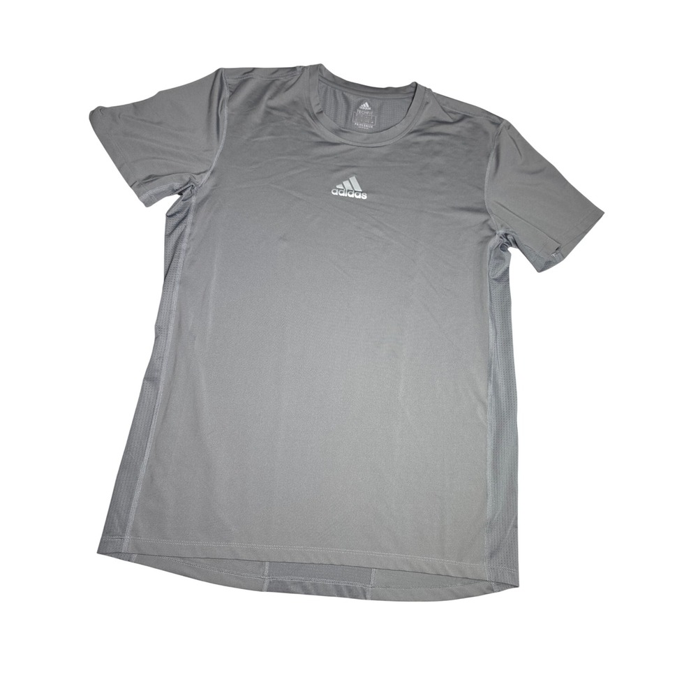 Adidas Techfit Primegreen Mens Gray Short Sleeve Training Shirt XL